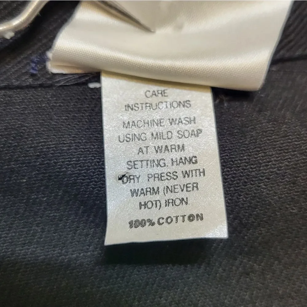 Vintage 80s Black Denim Vest with Embroidered Patches Chickens Farmcore - Picture 15 of 16